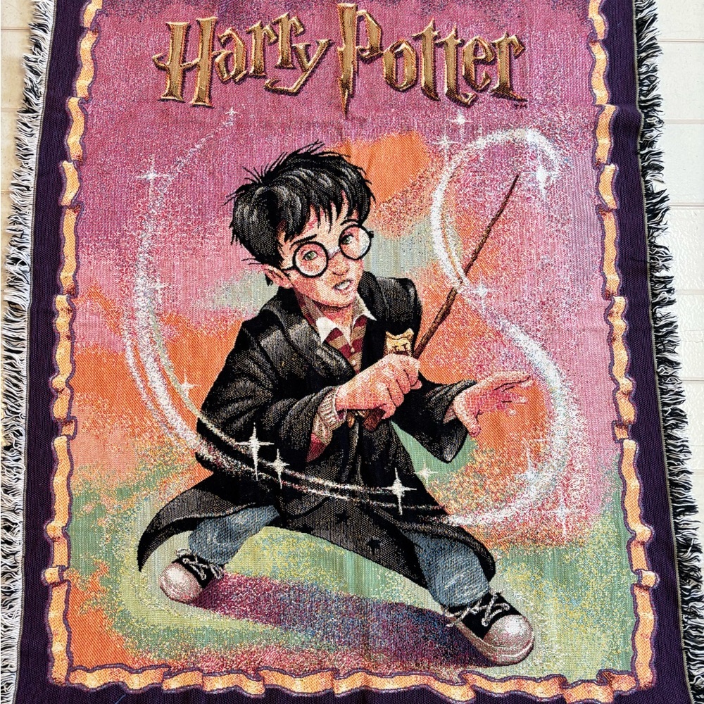 VTG Harry Potter Tapestry Blanket
